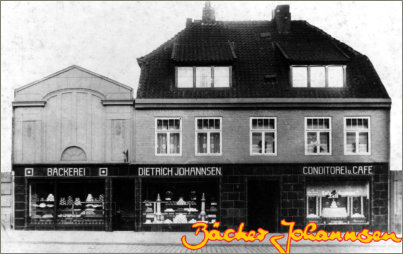 Bäcker Johannsen - 1918-1944 - Gebäudefront - Sophienblatt 36 - Kiel